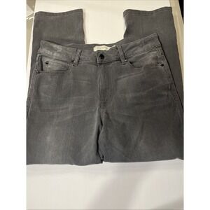 Tahari Mid Rise Ankle Skinny Jeans Women Sz 10/30 Gray Stretch Denim 30X27